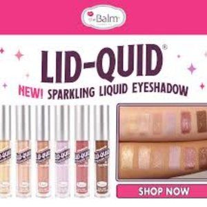 LOT of 6 NEW The Balm LID-QUID Eyeshadow